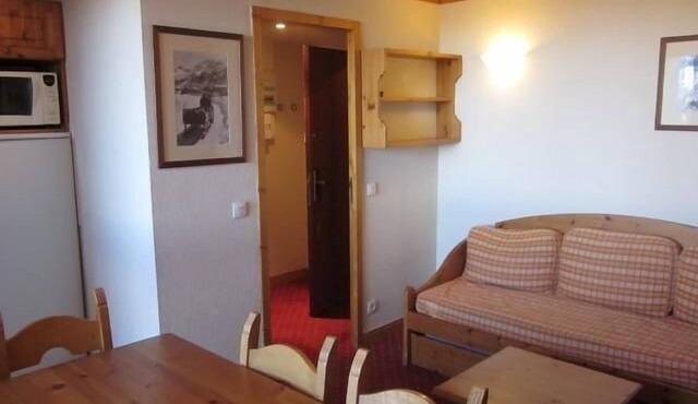 Resort center, 2nd floor, view resort, 39m², La Plagne