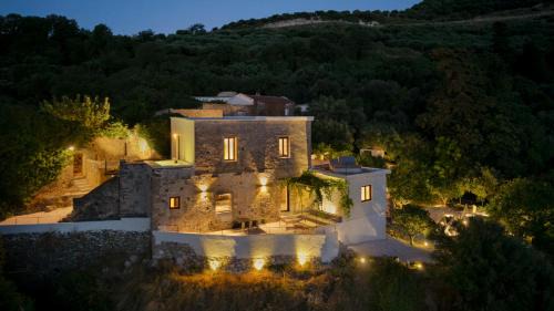 Restored Cretan Stone Villa with Heated Plunge Pool & Sea Views