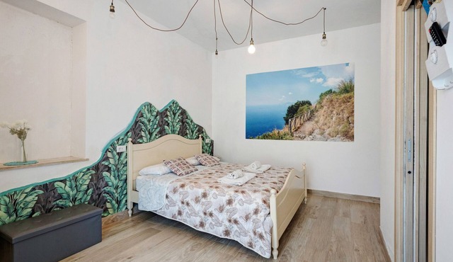 Room 'Camera Sentieri Con Vista Vesuvio' with Mountain View, Wi-Fi and Air Conditioning