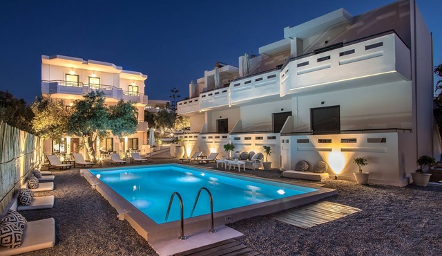 Spacious superior pool view room