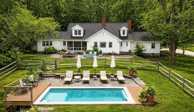 Summer Berkshires Estate | Pool, Sleeps 20