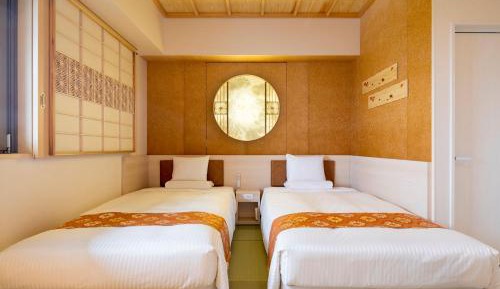 Japanese Modern Twin Room - Non-Smoking - Eco Plan - No Room Cleaning Service