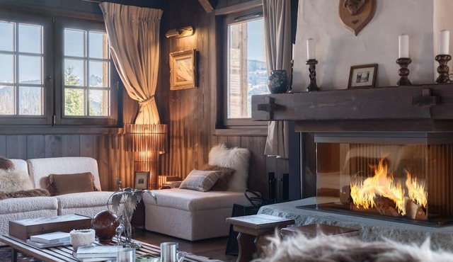 MAISON DOMINOS Chalet de Luxe, 5 chambres, Vue Mont Blanc, Spa, Jacuzzi, Salle de sport