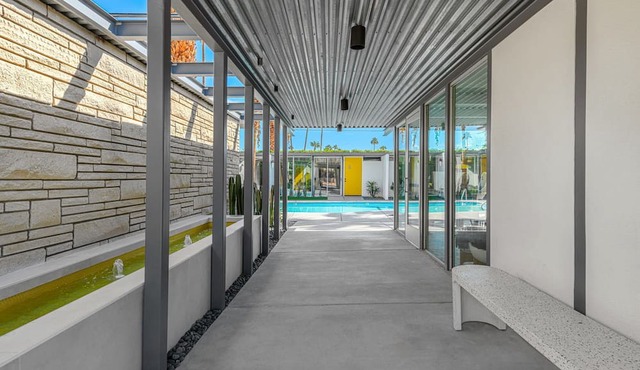 Chic Palm Springs retreat with pool, spa, and mountain views